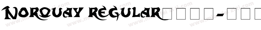 Norquay regular字体下载字体转换